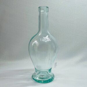 Vetreria Etrusca VE Spirit Wine Bottle Vintage Green Glass Made in Italy 16 oz